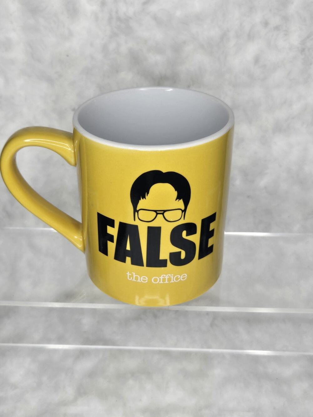 The Office TV “FALSE” Yellow Ceramic Coffee Mug #103